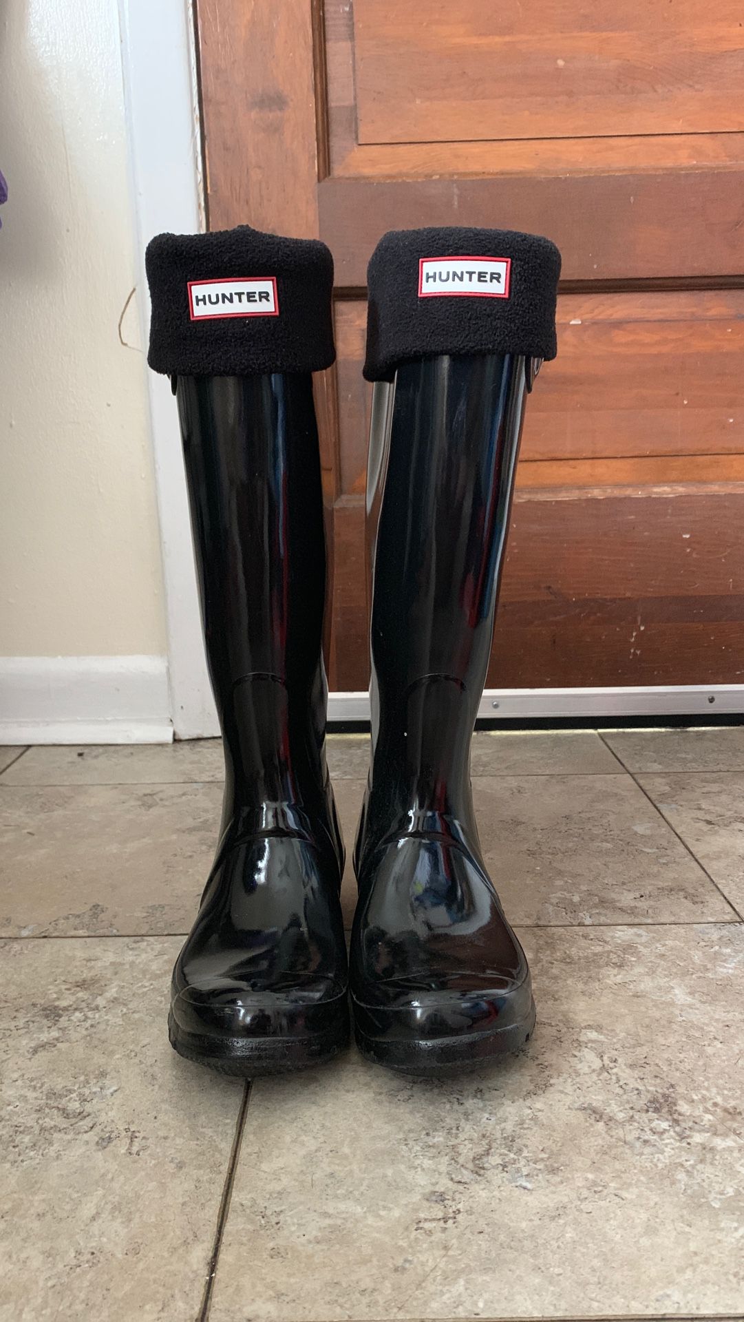 Hunter rain boots - size 7
