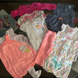 0-3 Months 10 Pieces ( Denim Ruffle Butt. )