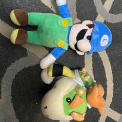 Super Nintendo Mario bowser stuffed animals