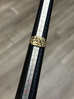 10k gold nugget ring