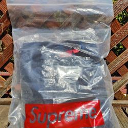 Supreme cut out logo crewneck large
