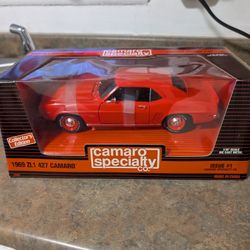 :18 Scale Ertl SCC Camaro Specialty Co. #29020 Diecast 1969 ZL1 427 Camaro