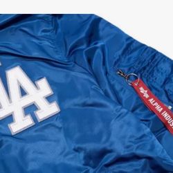 Dodgers New Era x Alpha Bomber Jacket/Size L 