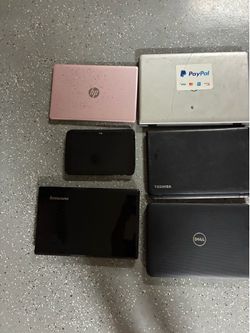 Broken laptops