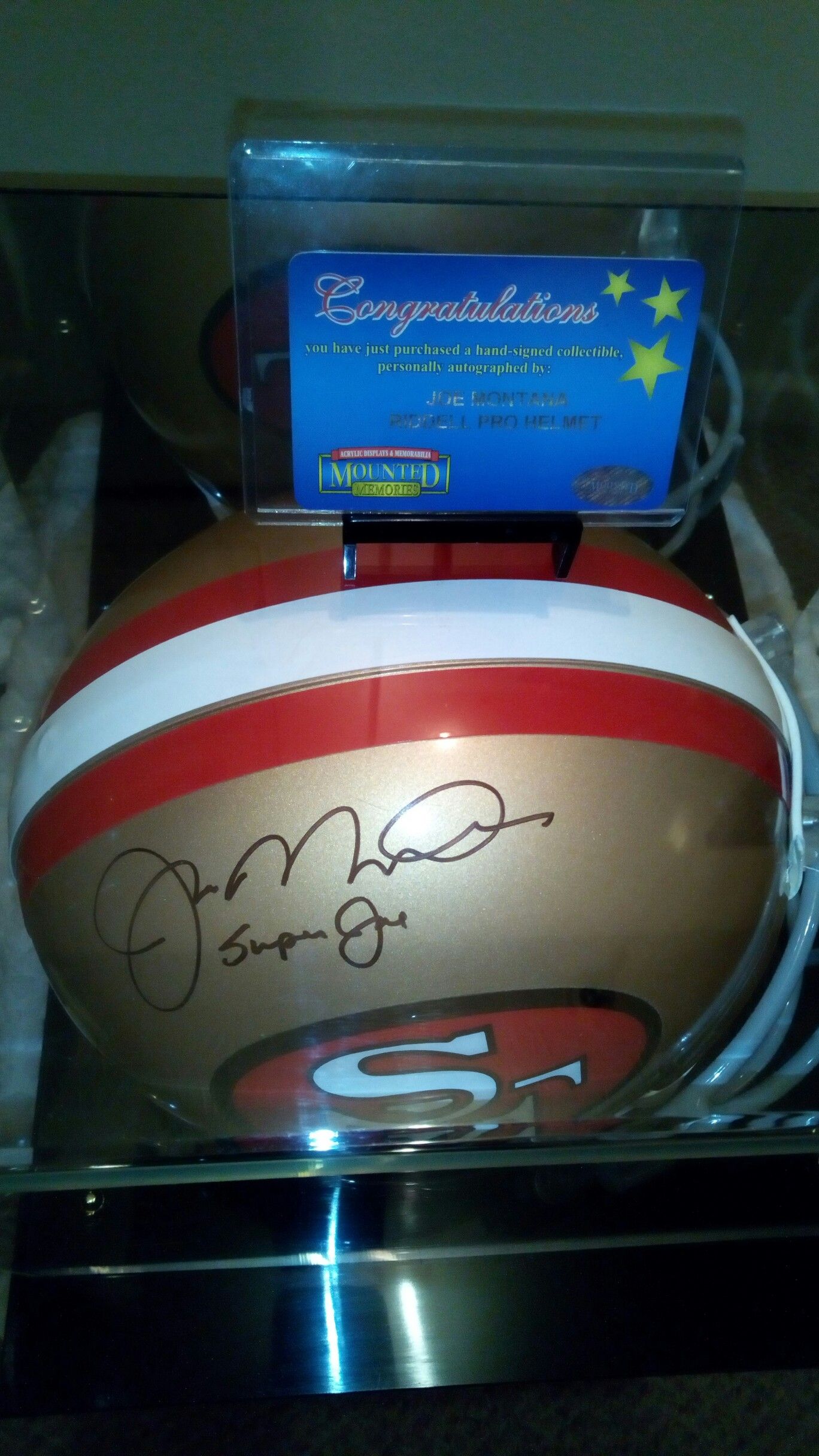 ONE of one sighned inscribed super Joe 