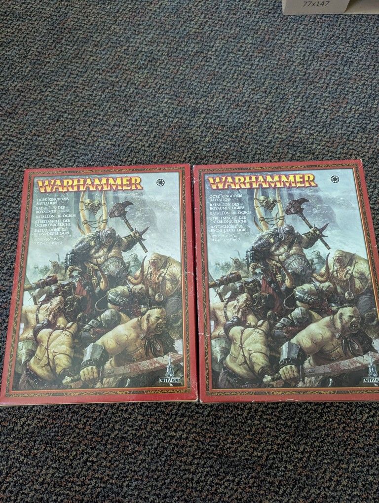 Warhammer Ogre Kingdoms (Age Of Sigmar Ogor Mawtribes) Battalion Boxes