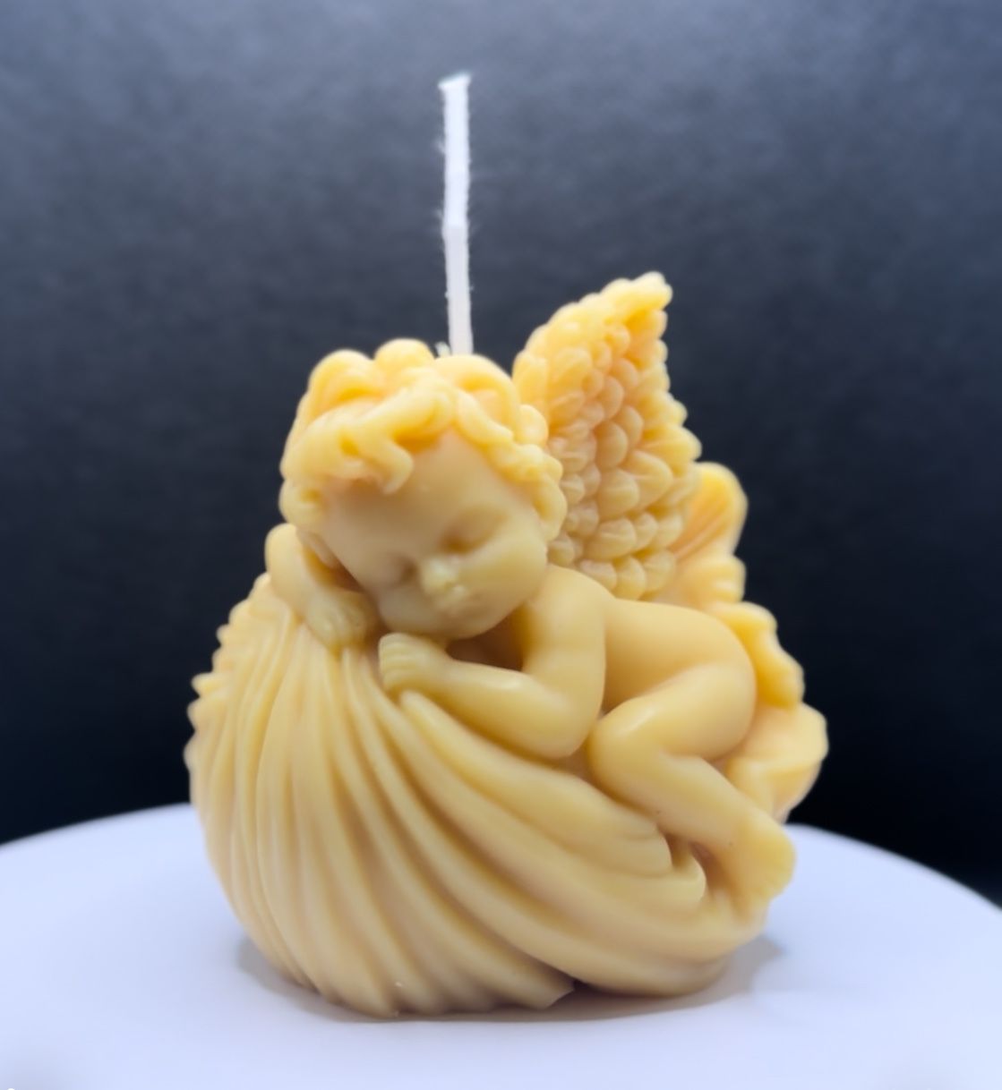 Baby Angel in Wings Candle
