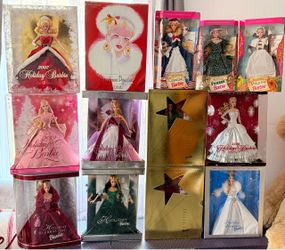 Vintage Barbie Collection – 13 New Dolls in Original Boxes