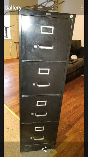 New And Used Filing Cabinets For In Newark Nj Offerup Black Metal 4 Drawer Filing Cabinet With Lock For In Brooklyn Ny