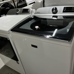 Maytag Smart Top Load Washer With Extra Power - 5.3 Cu. Ft. Dryer 7.4 cu. ft. Smart Electric.