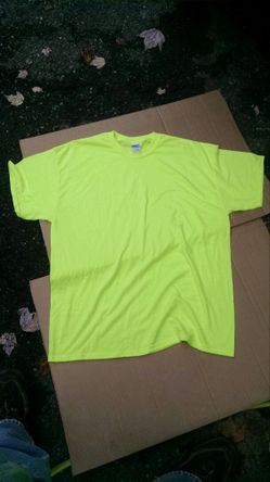 Flourescent yellow t-shirts /work t-shirts