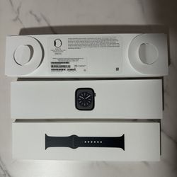 Apple Watch Series 8 - Graphite Stainless Steel Case - Midnight Sport Band 45MM - Size M/L - CELLULAR Version