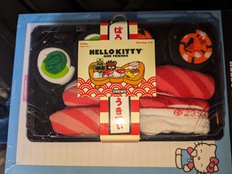 Hello Kitty sushi socks!! Shoot me and offer