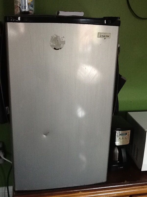 Magic chef stainless steel fridge 65