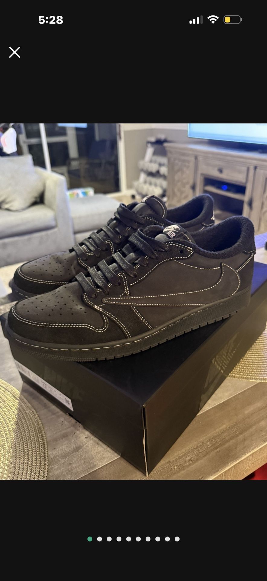 Nike Air Jordan 1 Low Sz 12 Excellent Condition