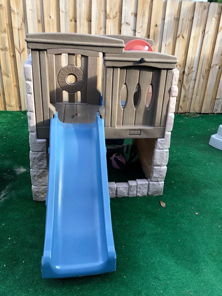 Step2 Naturally Playful Woodland Climber II Outdoor Activity Center with Slide