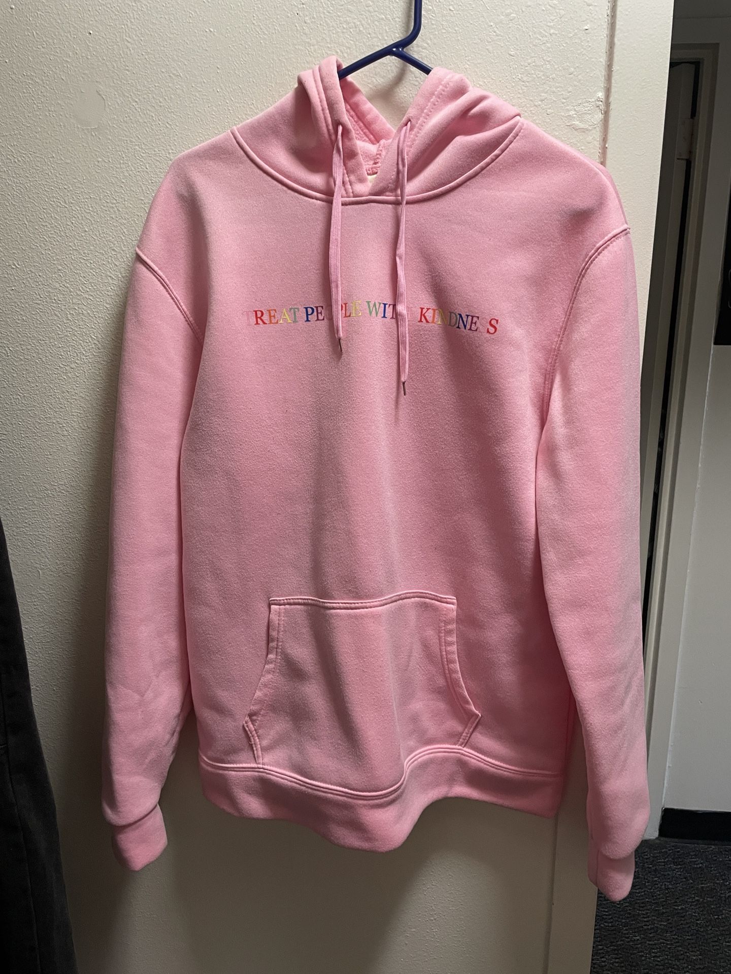 Treat People With Kindness Pink Hoodie