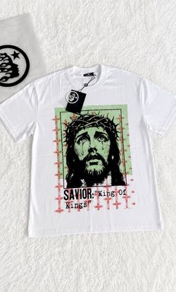 Savior “King of Kings” Graphic Tee white size Large