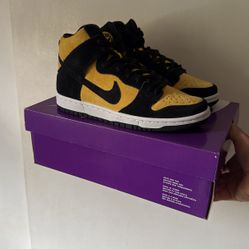 Nike Dunk High SB Goldenrod (7)