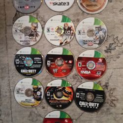 (13).   Xbox 360 Games 