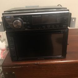 Pioneer T.v Screen Car Stereo & Panasonic Face Off Car Stereo
