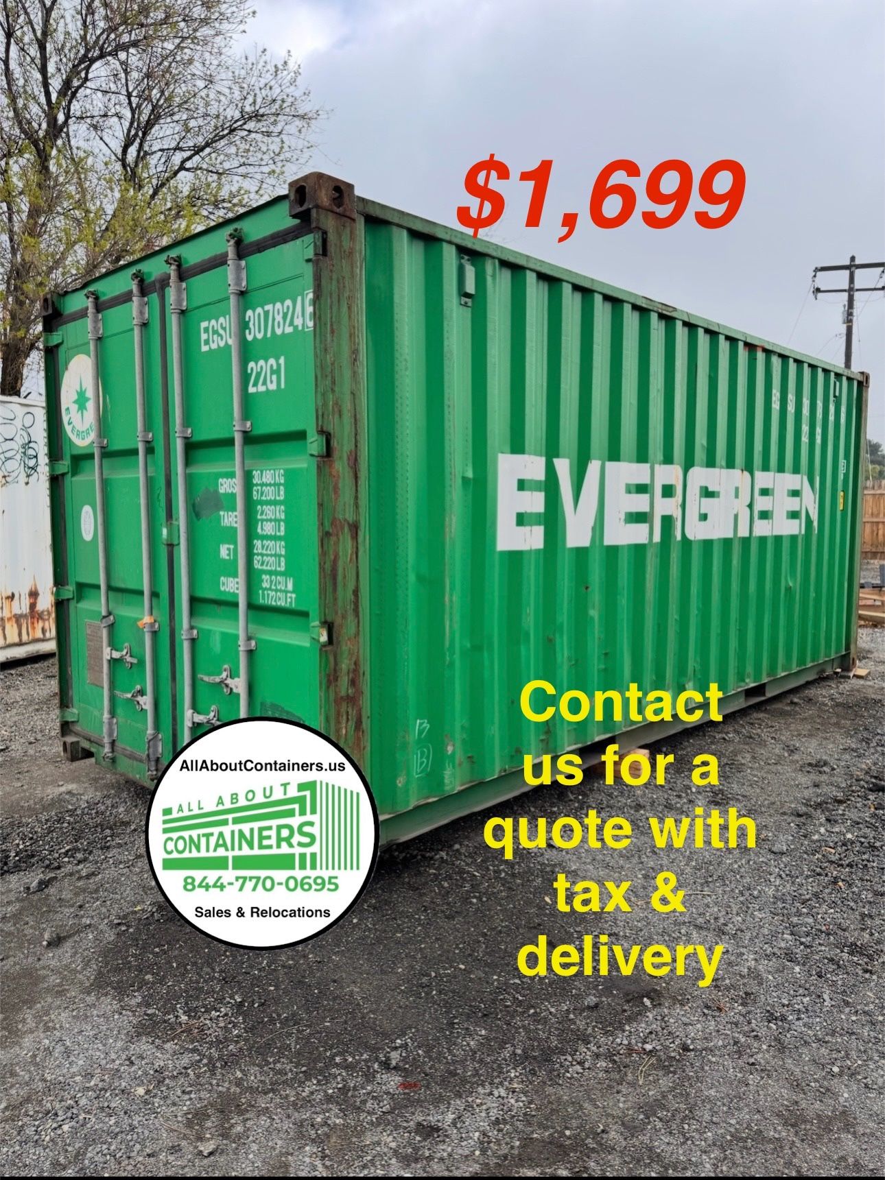 20ft Shipping/Conex Container 