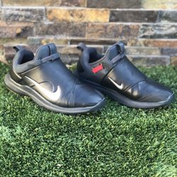 Nike Tour Premiere Golf PGA Black Silver Shoes Cleats