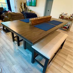 Kitchen table with benches