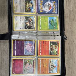 Pokemon 4x4 Binder With Cards 