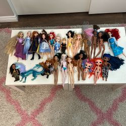 25+ Disney Barbie Dolls, LOL Surprise, Barbie Set!