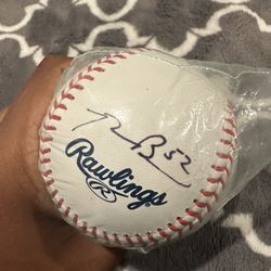 Dodgers Phill Bickford Autograph Ball