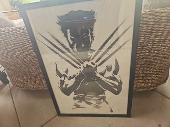 Wolverine Poster with Frame