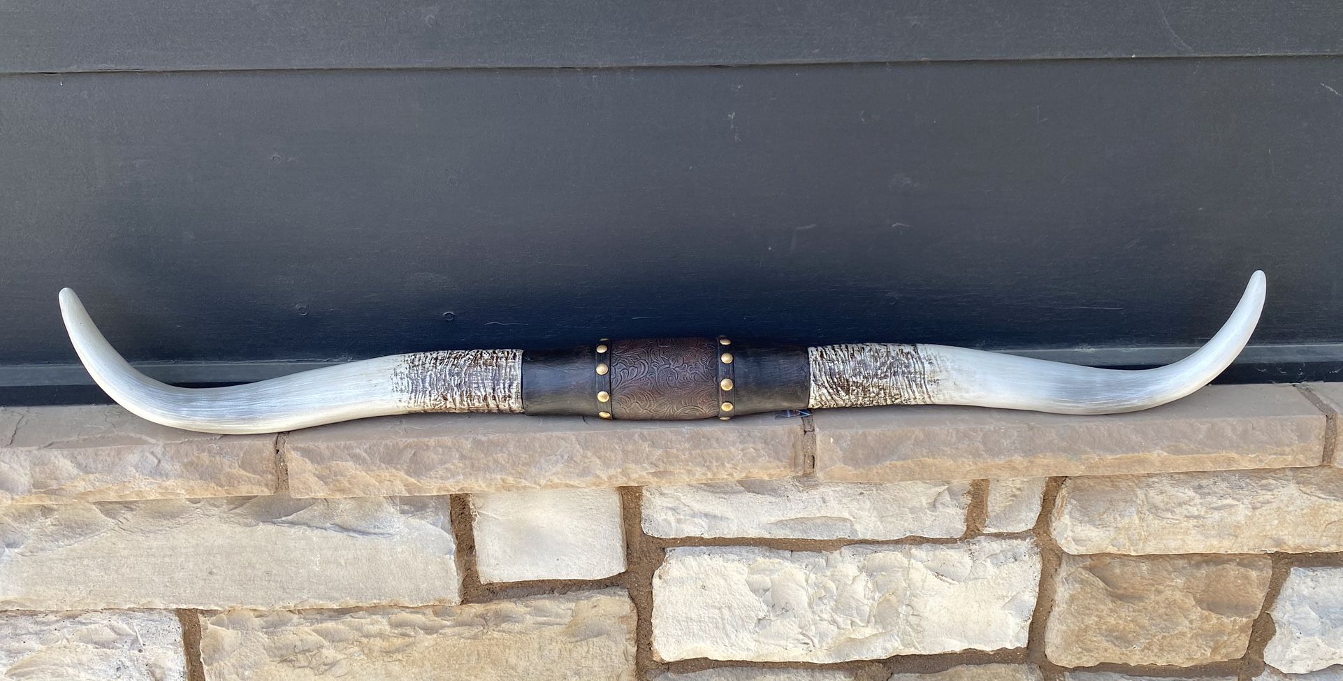 NEW Hobby Lobby Resin Studded Longhorn Wall Decor (40.25" Long) - $25