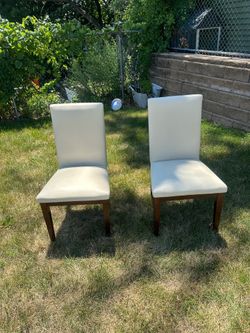 2 Wooden Chairs