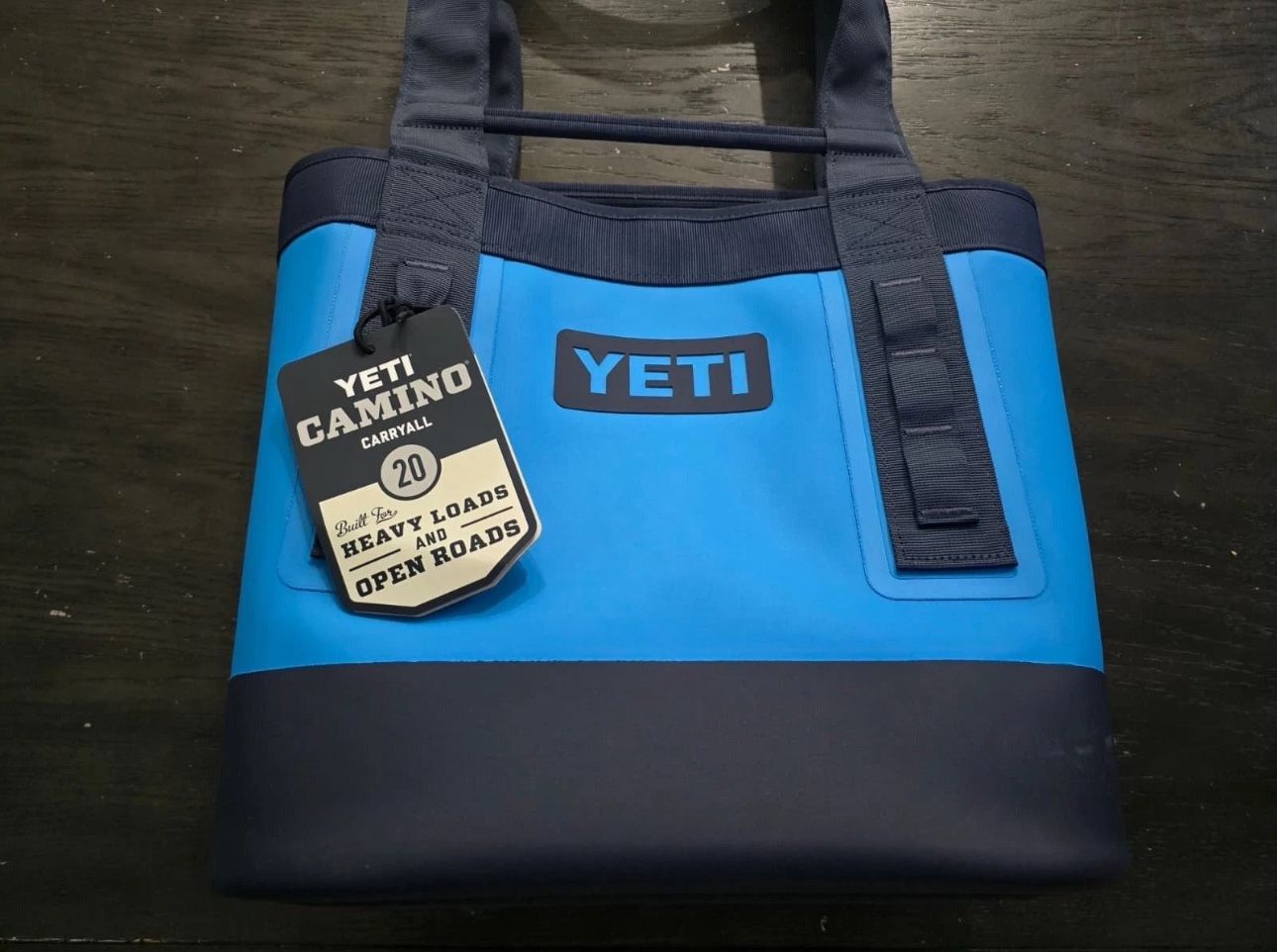 New YETI Camino 20 Carryall Tote Bag Big Wave Blue Model CAMINO20