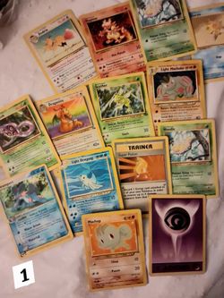 Pokeman cards from the 90 s