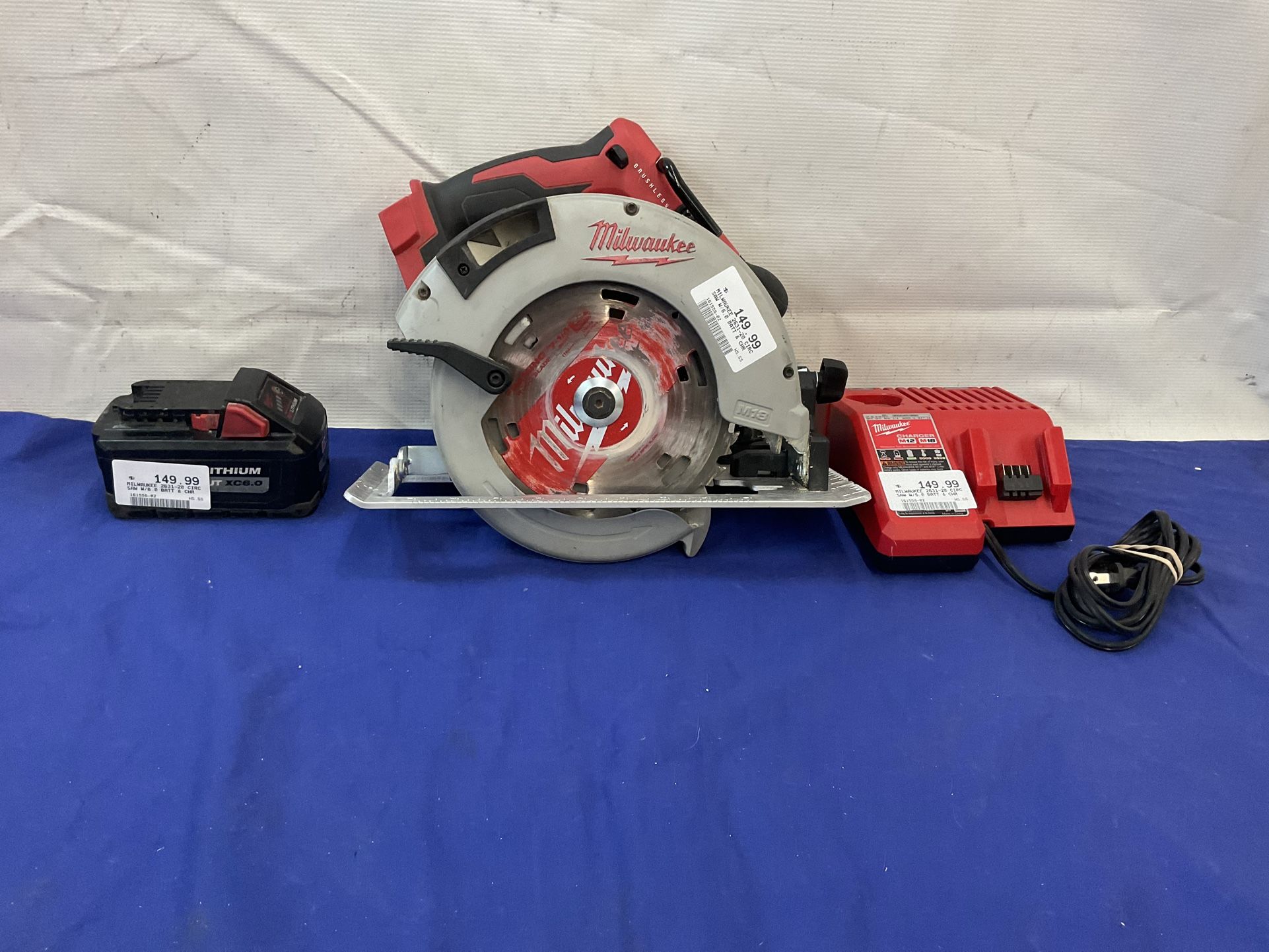 Milwaukee 2631-20 18v Circular Saw W/ Charger & Battery