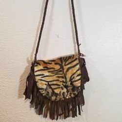 Cavewoman purse for Halloween costume 