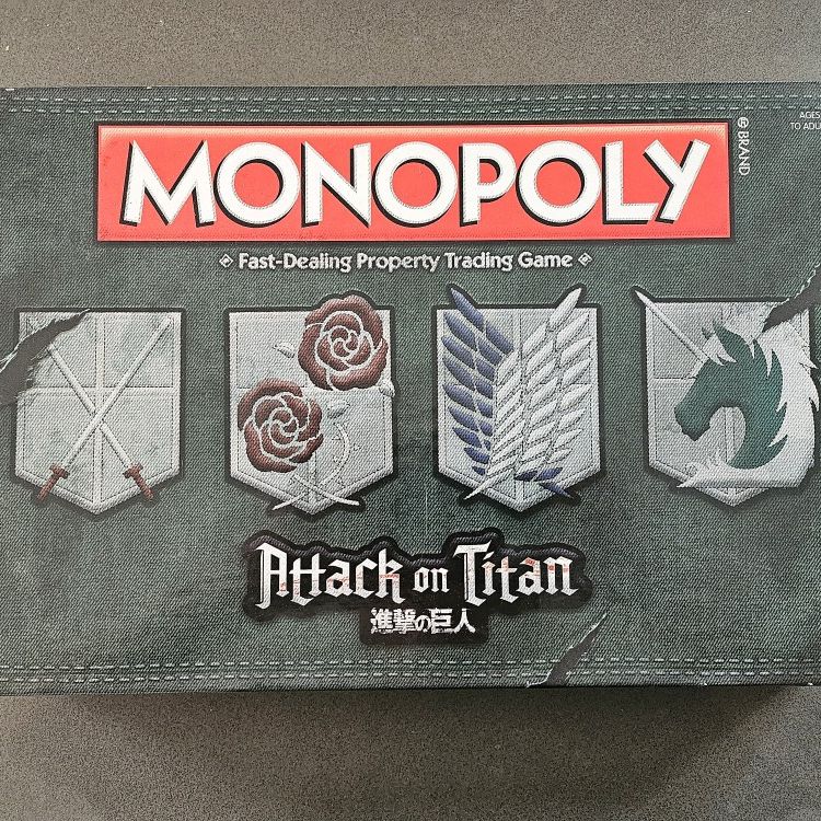 Attack On Titan Monopoly Game