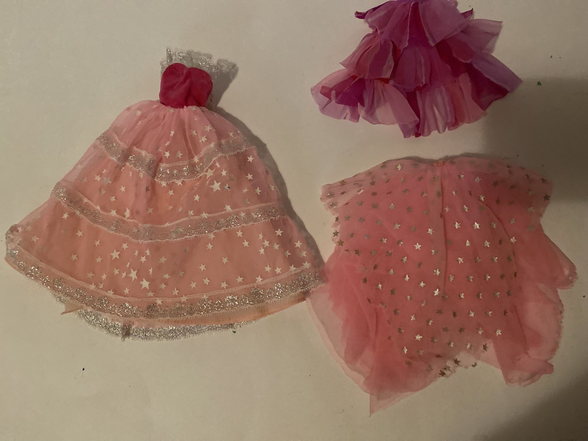 Barbie Doll Vintage ‘80s Pink Dress and Skirts