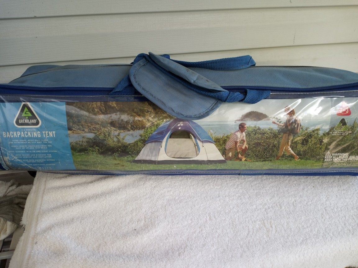 GreatLand 2-3 Person Backpacking Tent-Item

