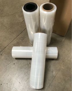 Stretch wraps, 4 rolls per box, 1500ft per roll