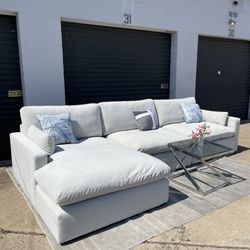 Gorgeous Oversized XL Cloud Sectional Couch 