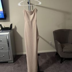 Windsor Formal Dress With Slit Left Side & Glitters Size XS