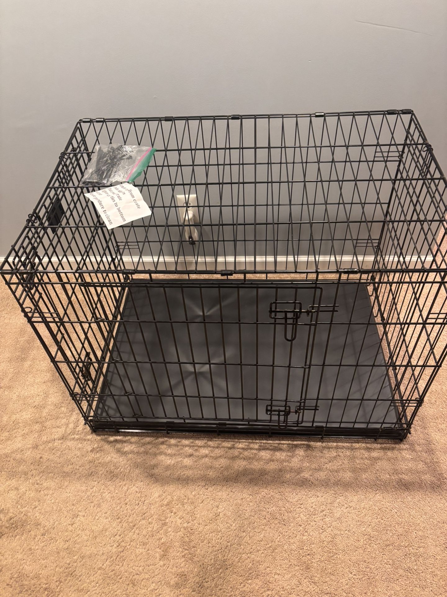 Dog Crate With Pad (bought Separately) For Sale!