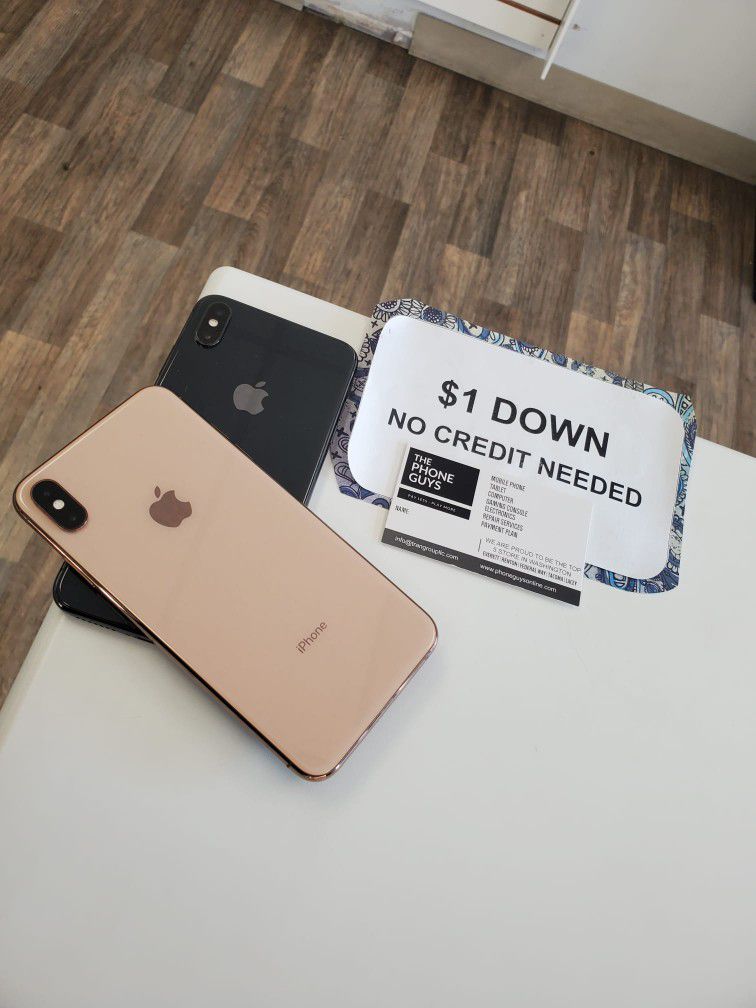 Apple iPhone XS - 90 DAY WARRANTY - $1 DOWN - NO CREDIT NEEDED 