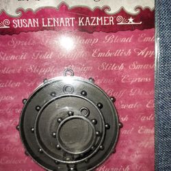 NEW Spellbinders media MiXageMB1-007S Susan Lenart Kazmer Pkg 3  Metal Round Bezels