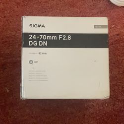 New Sigma 24-70 lens for Sony full frame camera