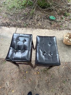 Wooden brown chairs