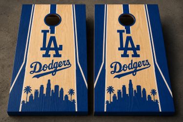 Dodgers Cornhole board set